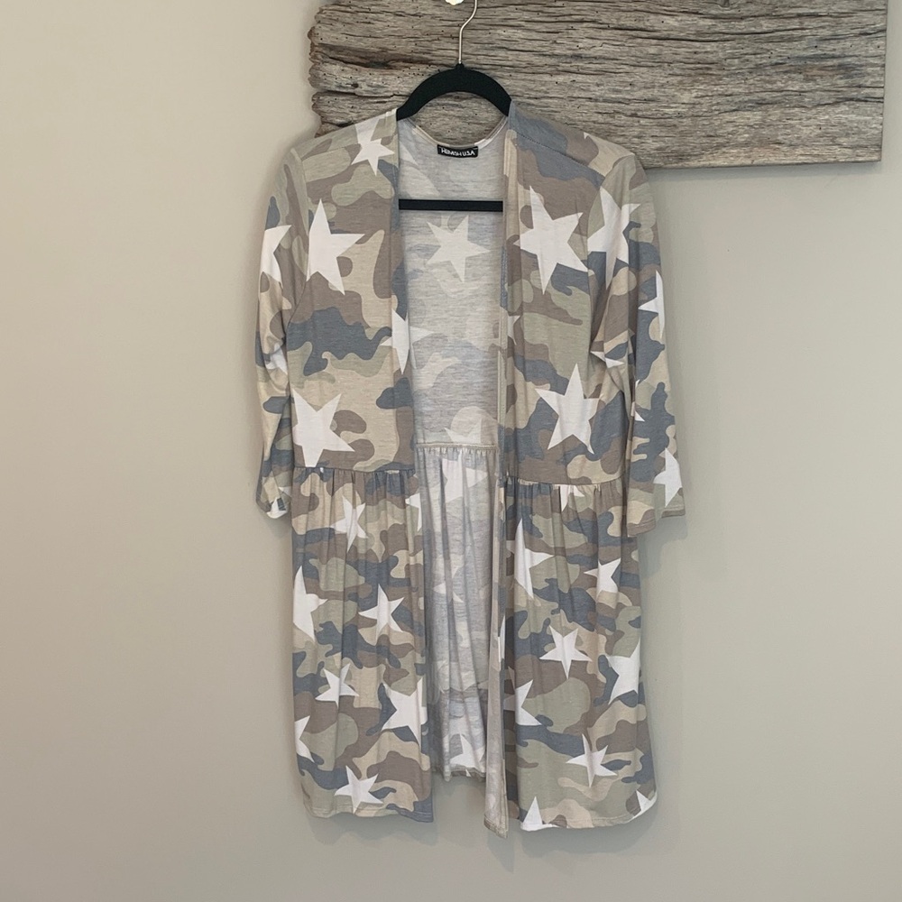 HEIMISH USA Camouflage Star Print Tunic